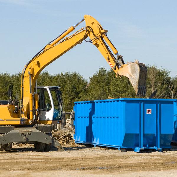 can i choose the location where the residential dumpster will be placed in Mesquite New Mexico